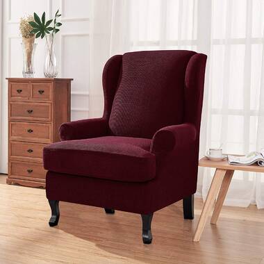 Wayfair wingback chair online covers